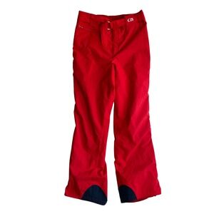 CB Sports Mens Gore-Tex Red Ski Snow Pants Winter Activewear Size 36, Fits as 32